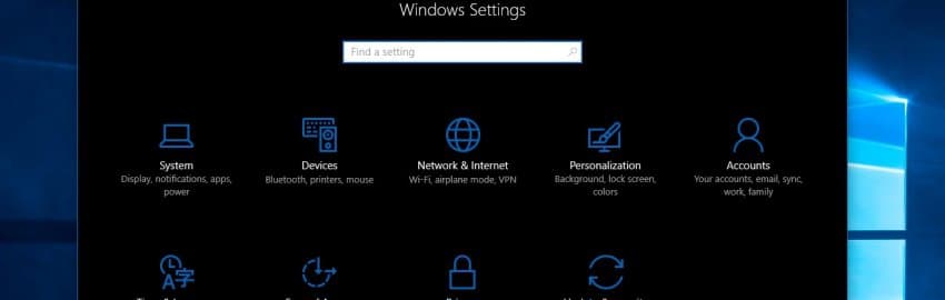 Настройка Windows